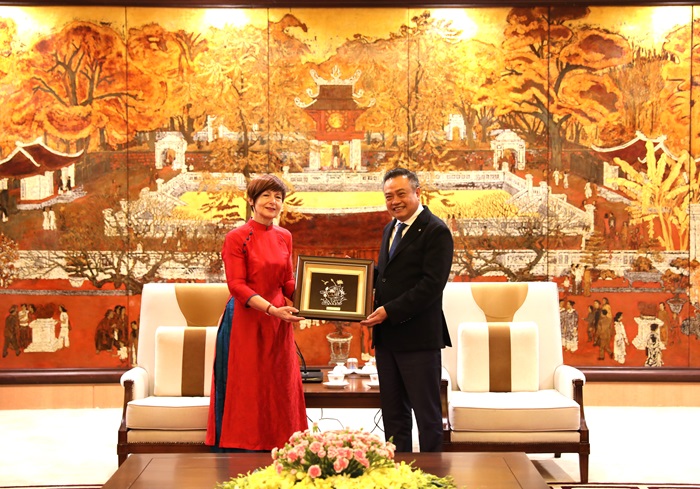 Chủ tịch UBND Thành phố tiếp Chủ tịch Đại Hội đồng UNESCO thăm chính thức Việt Nam-2