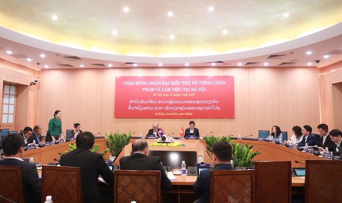 Hà Nội chia sẻ kinh nghiệm trong quản lý cơ sở kinh doanh dịch vụ giải trí, phát triển du lịch với Thủ đô Viêng Chăn, Lào-3