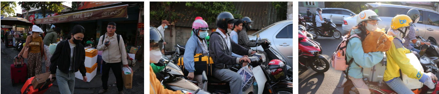 Dòng người rồng rắn nhau ở cửa ngõ miền Tây rời TP.HCM về nghỉ lễ 30/4 - 1/5-4