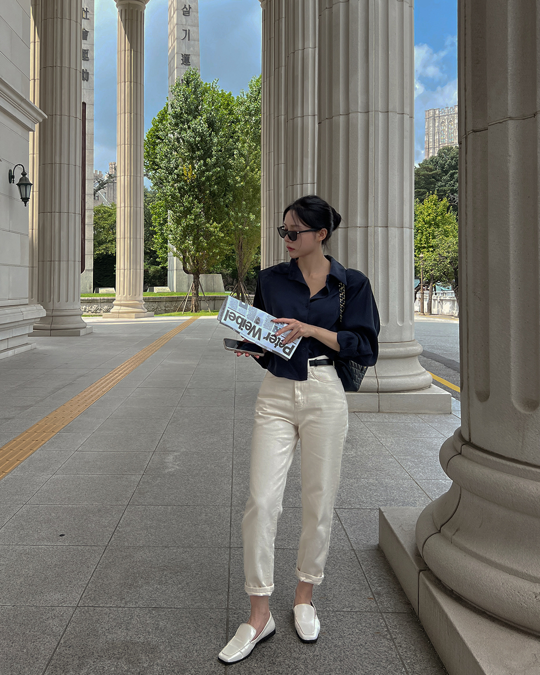 10 cách mặc quần trắng sành điệu trong mọi hoàn cảnh-3