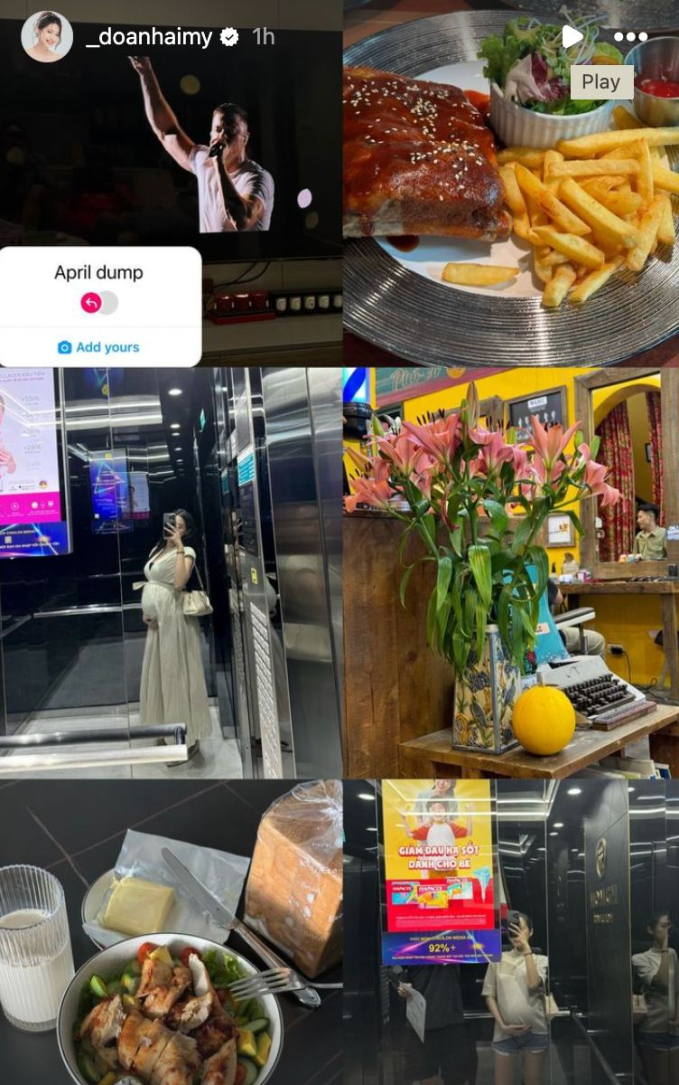 Mẹ bầu Doãn Hải My trước ngày sinh nở: Xinh bất chấp qua camera của team qua đường-9