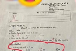 Con lớp 1 bị chấm sai bài toán cơ bản 'ai cũng biết', nghe cô giáo giải thích mẹ Việt ấm ức