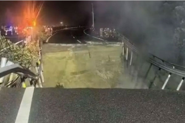 Sập mặt đường cao tốc khiến 19 người thiệt mạng ở Quảng Đông (Trung Quốc)-1