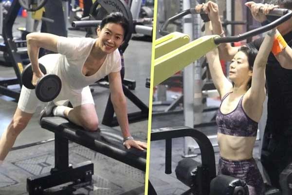 Vóc dáng săn chắc, gợi cảm như gái trẻ của người phụ nữ 64 tuổi gây sốt mạng-1