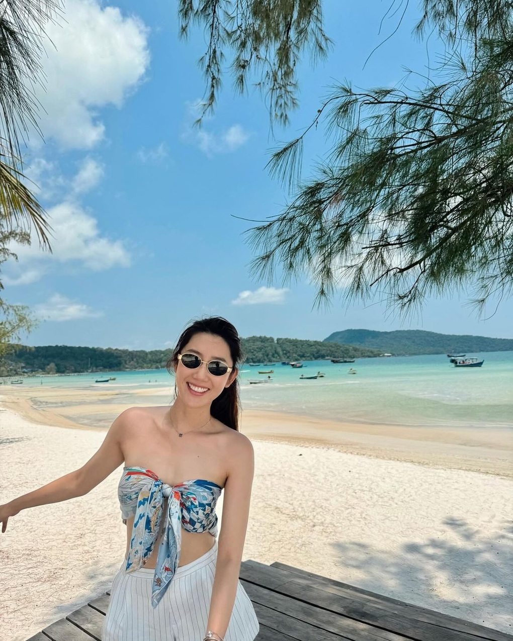 Hoa hậu Kỳ Duyên và dàn sao nữ diện bikini gợi cảm trong kỳ nghỉ lễ-6