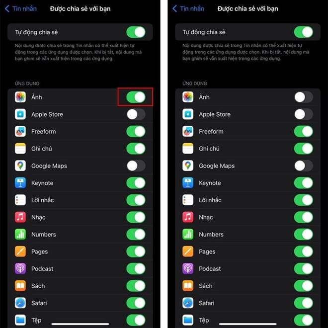 Cách chặn lưu ảnh từ iMessage vào album iPhone-2