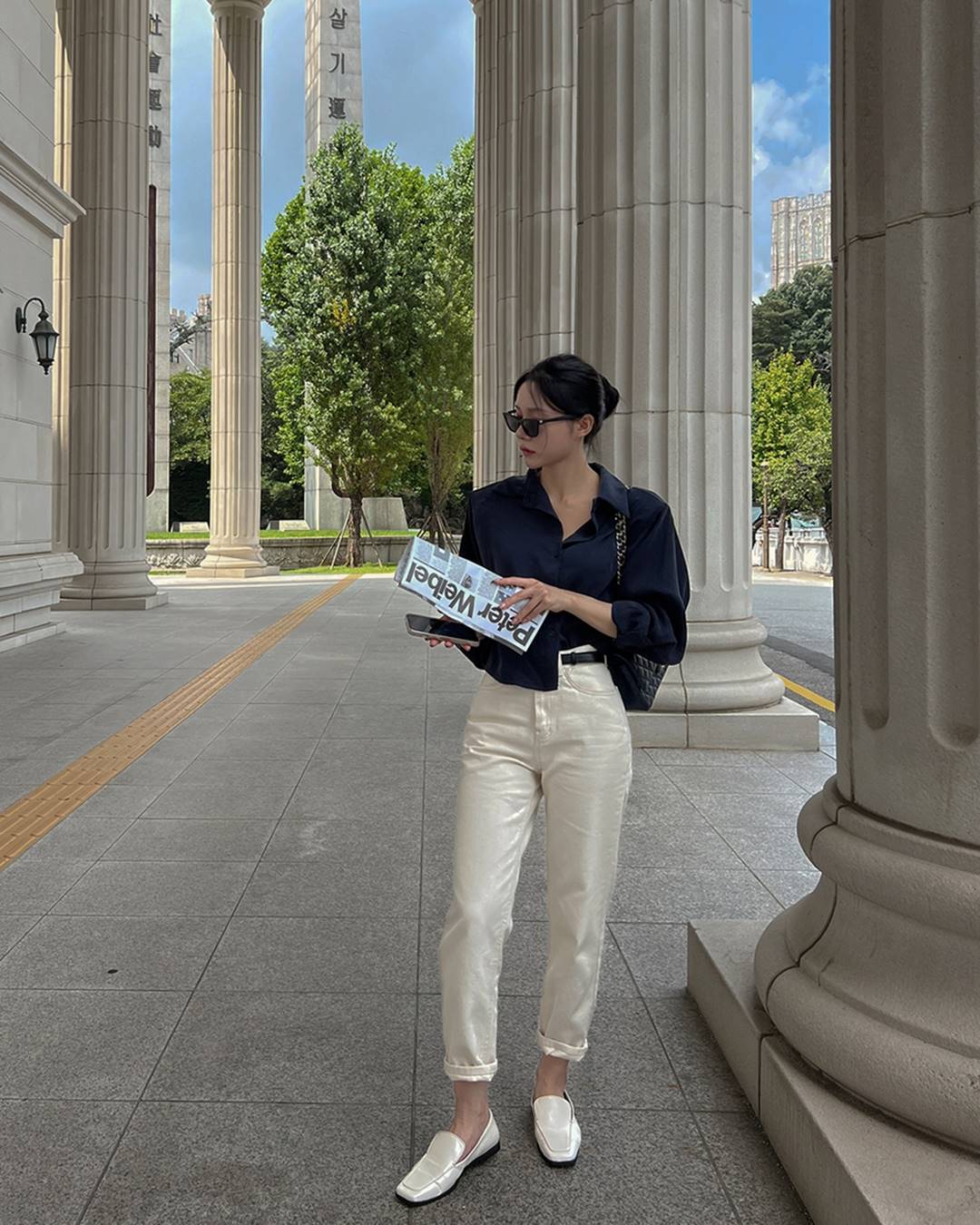 10 cách mặc quần trắng sành điệu trong mọi hoàn cảnh-3