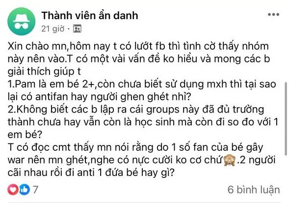 Bức xúc khi Pamyeuoi bị lập group anti: Một em bé 2 tuổi, nói còn chưa sõi thì tội tình gì mà bị ghét bỏ?-2