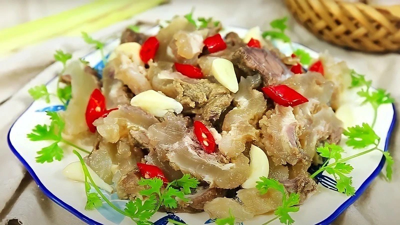 Cách làm gân bò ngâm chua ngọt giòn ngon đưa cơm-1