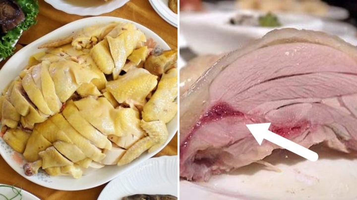 Gà luộc xong tủy xương còn đỏ có phải là chưa chín?-1