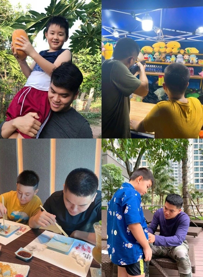 Nữ diễn viên đăng ảnh con trai cùng chơi bi-a với một người, nghe danh tính ai nấy đều khen: Đúng là biết dạy con-2