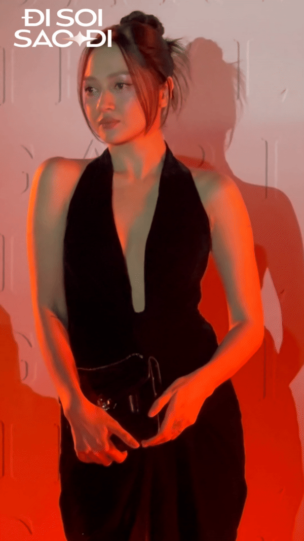 Bảo Anh chiếm spotlight với váy khoét sâu gợi cảm, khoe sắc vóc nóng bỏng bất bại trước cam thường-2