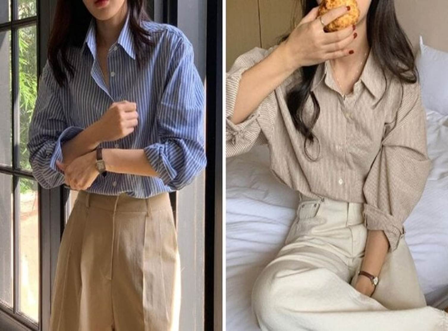 Đừng quên cách phối sơ mi sọc để đu trend hè 2024-4