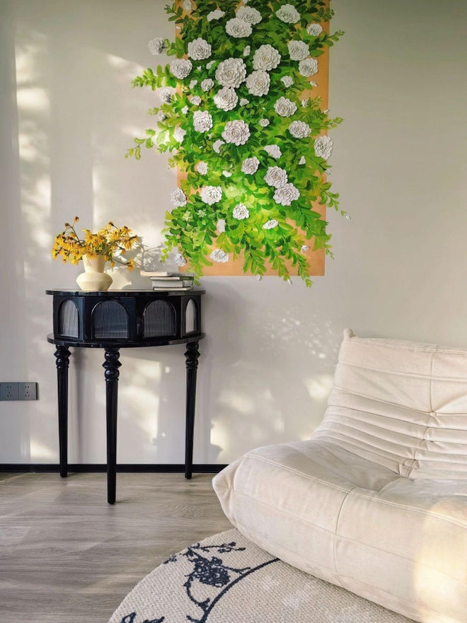 Căn hộ có chiếc view đẹp như tranh, không gian phủ màu xanh khiến netizen nức nở: Mê cách yêu thiên nhiên của nữ chủ nhân-12