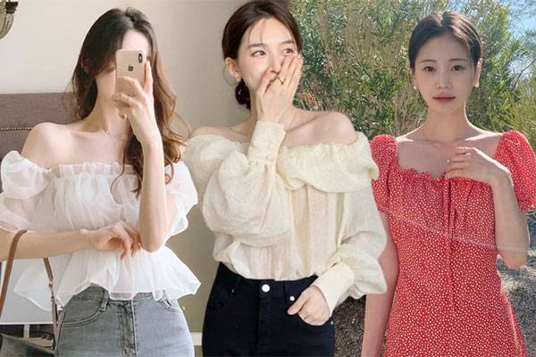 Kiểu áo trễ vai đáng sắm nhất trong mùa hè: Diện được 2 kiểu, từ thanh lịch đến gợi cảm-9