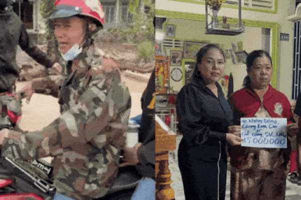 Sĩ quan cảnh sát cơ động kể lại khoảnh khắc tặng còi cho bé gái ở Điện Biên-2