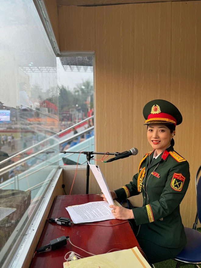 Nữ MC miền Nam trẻ nhất trong Lễ kỷ niệm 70 năm chiến thắng Điện Biên Phủ: Vượt nhiều vòng tuyển chọn, nén khóc khi lên sóng vì lý do đặc biệt-2