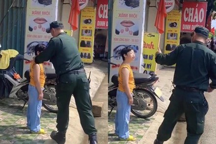 Sĩ quan cảnh sát cơ động kể lại khoảnh khắc tặng còi cho bé gái ở Điện Biên