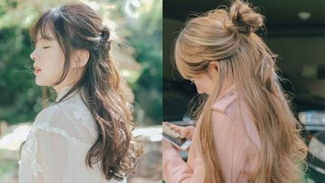 Búi tóc chuẩn Hàn tạo vẻ đẹp thanh lịch trong ngày hè-2