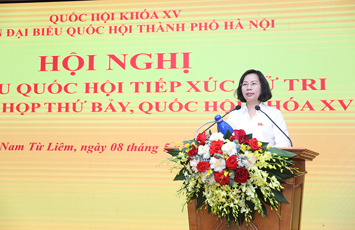 Chủ tịch HĐND Thành phố Nguyễn Ngọc Tuấn tiếp xúc cử tri các quận: Cầu Giấy, Thanh Xuân, Nam Từ Liêm trước kỳ họp thứ 7, Quốc hội khóa XV-2