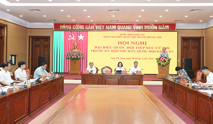 Chủ tịch HĐND Thành phố Nguyễn Ngọc Tuấn tiếp xúc cử tri các quận: Cầu Giấy, Thanh Xuân, Nam Từ Liêm trước kỳ họp thứ 7, Quốc hội khóa XV-1