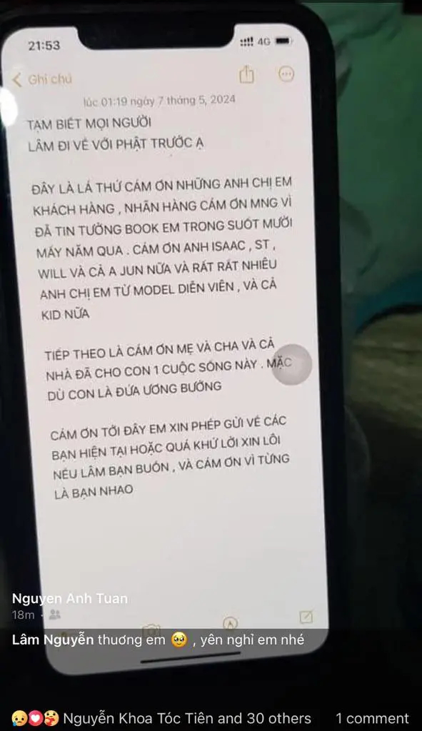 Lâm Nguyễn (Người ấy là ai) đột ngột qua đời ở tuổi 30, Jun Phạm - Will và dàn sao bàng hoàng thương tiếc-2