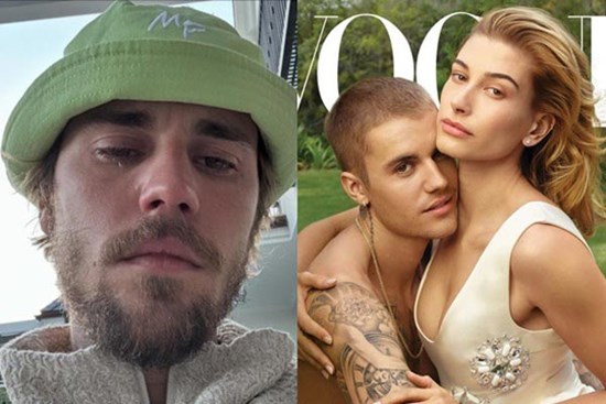 Justin Bieber và Hailey Bieber chuẩn bị đón con đầu lòng, bộ ảnh váy cưới bụng bầu hút gần 10 triệu like