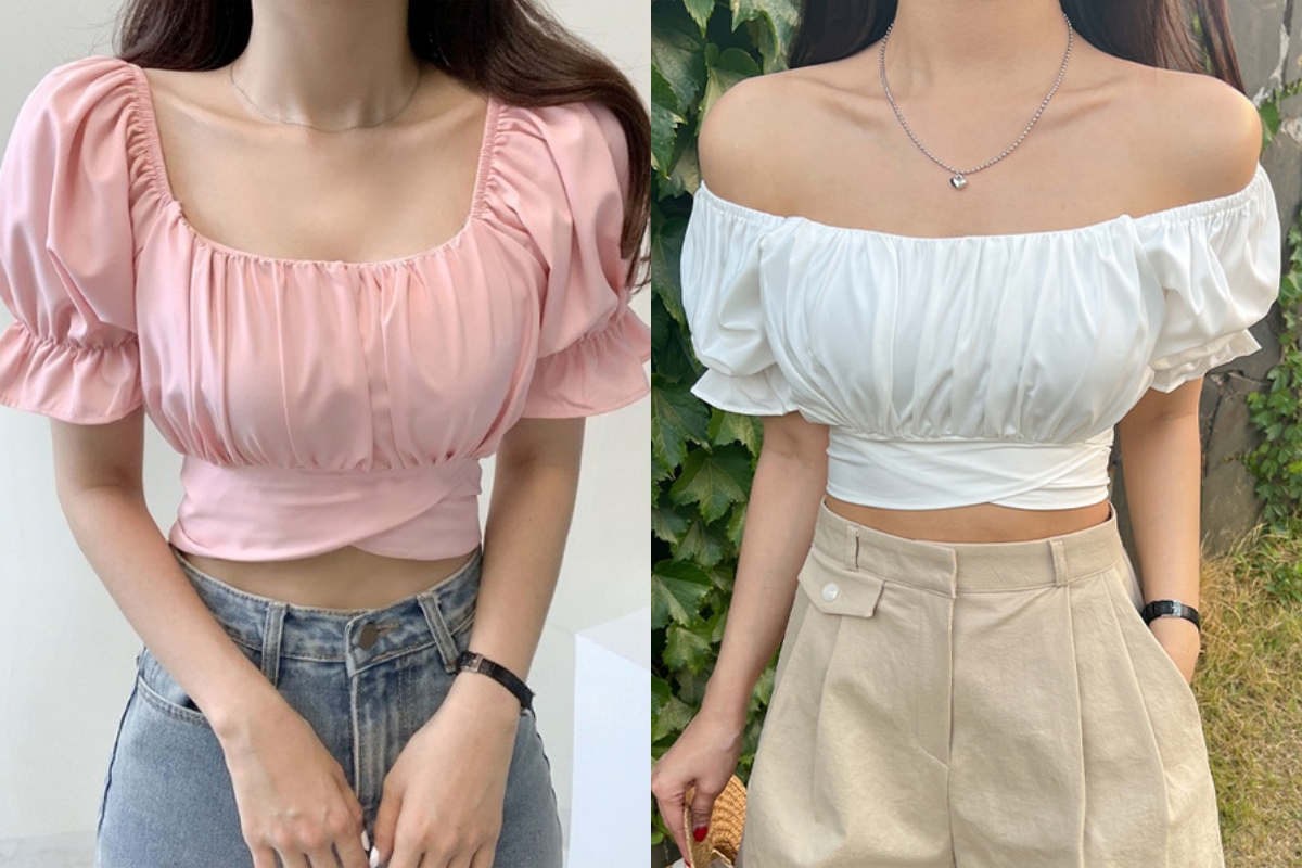 Kiểu áo trễ vai đáng sắm nhất trong mùa hè: Diện được 2 kiểu, từ thanh lịch đến gợi cảm-3