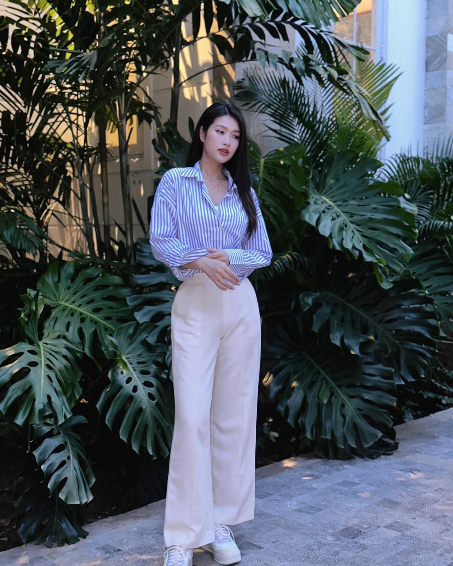 4 mẫu quần dài đang được sao Việt yêu thích nhất: Mặc lên trẻ trung, tôn dáng tối ưu-6