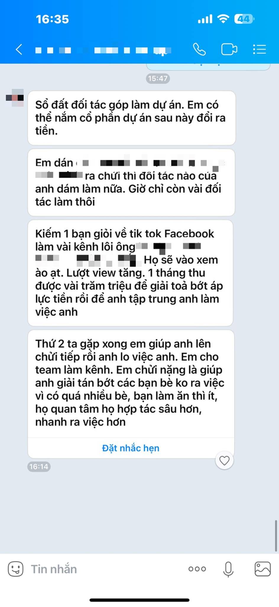 Trương Ngọc Ánh tiếp tục đòi nợ trên MXH, công khai tin nhắn tranh cãi căng thẳng-2