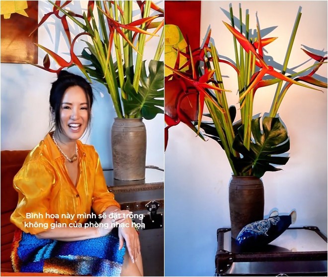 Phong cách cắm hoa độc đáo của Diva Hồng Nhung trong penthouse sang trọng-6