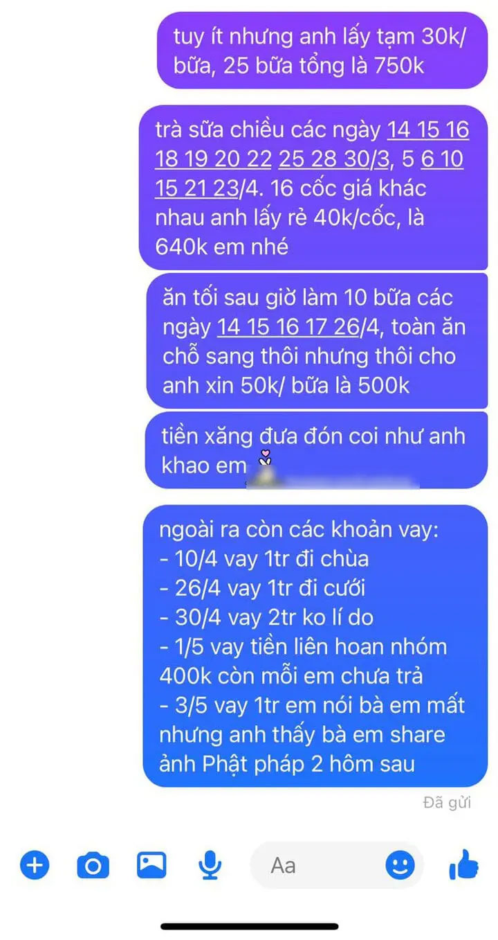 Đòi lại tiền 16 cốc trà sữa khi bị từ chối tỏ tình, chàng trai gây sốt mạng Việt-2