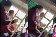 Đoạn clip trên xe khách gây phẫn nộ: Em bé khoảng 2 tuổi khóc thét vì bị người phụ nữ tát đôm đốp vào mặt