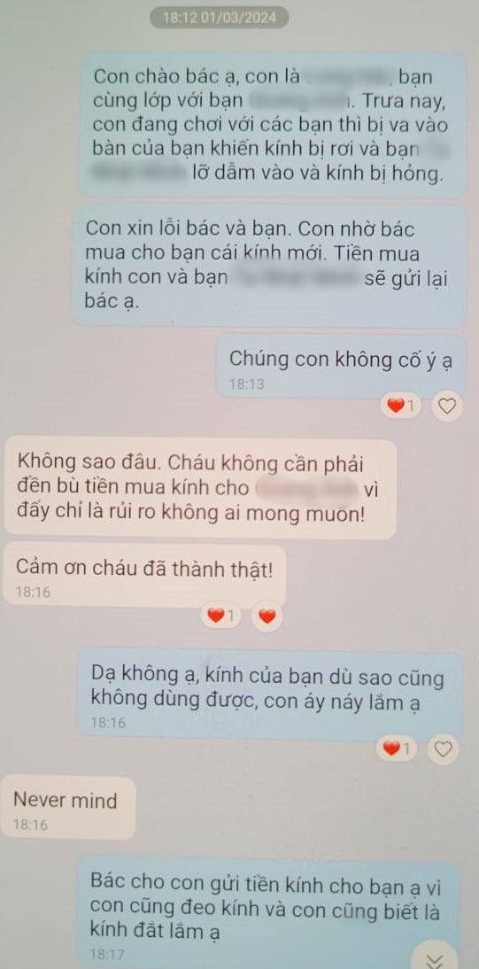 Đoạn tin nhắn khiến hơn 16 nghìn người thả tim, đọc xong ai cũng mát lòng mát dạ: Mẹ nào dạy con khéo thế?-1