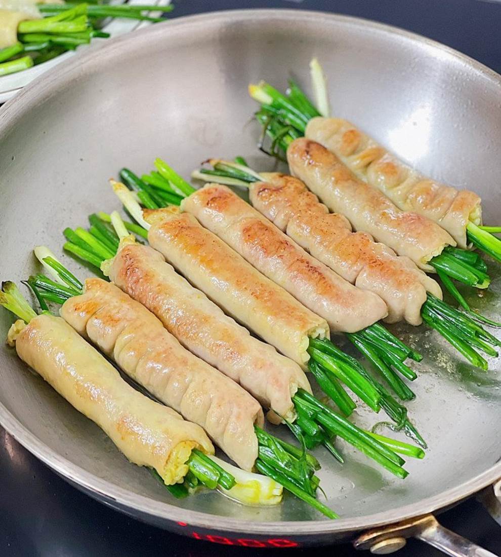 Cách làm khấu đuôi nhồi hành lá nướng thơm lừng, béo ngậy cho ông xã lai rai ngon đã miệng-6