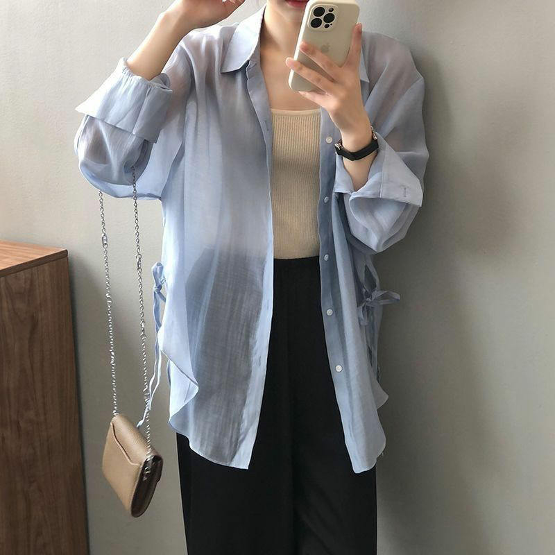 5 công thức diện đẹp áo sơ mi voan mỏng cả khi đi làm lẫn đi chơi-3