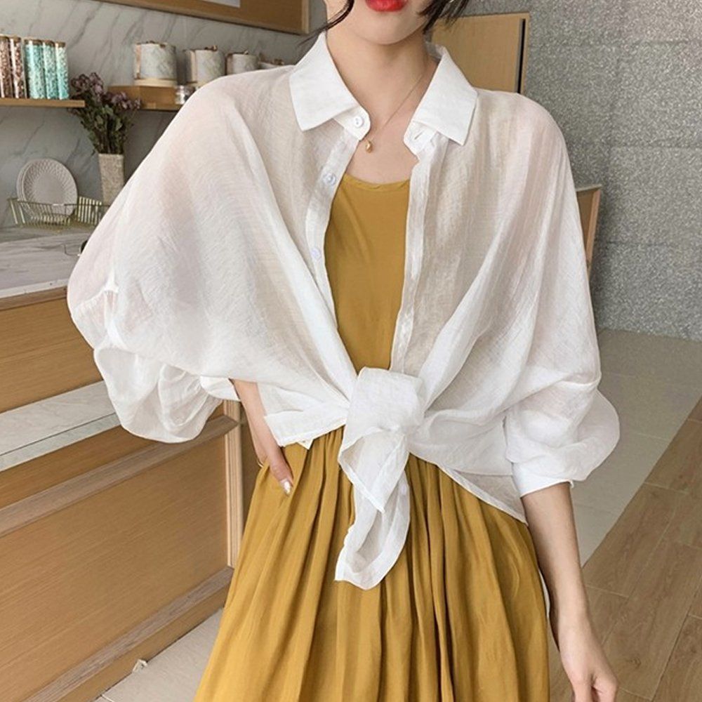 5 công thức diện đẹp áo sơ mi voan mỏng cả khi đi làm lẫn đi chơi-4