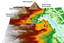 Vệ tinh tiết lộ bí ẩn lớn về cách xây dựng kim tự tháp Ai Cập