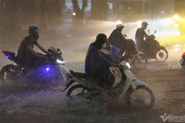 Nhiều nơi trên cả nước từ chiều tối nay mưa rất to-1