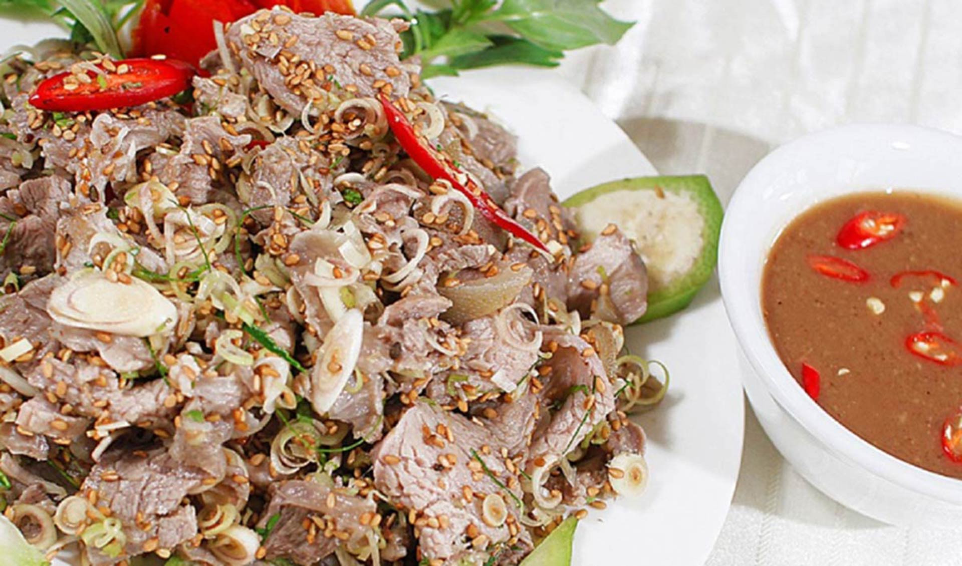 Cách làm dê tái chanh ngon, không bị hôi như nhà hàng-2