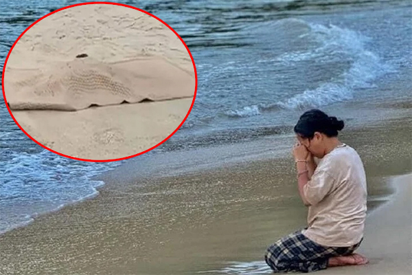 Bé 6 tuổi mất tích trên bãi biển Lăng Cô được đưa về với cha mẹ: Ngày con về trời đổ mưa lớn-4