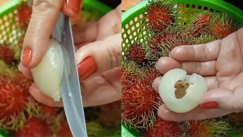 Chọn chôm chôm đừng vội nhìn vào hình thức đẹp: Một chi tiết trên vỏ cho biết quả ngon, tróc vỏ, dày cùi-4