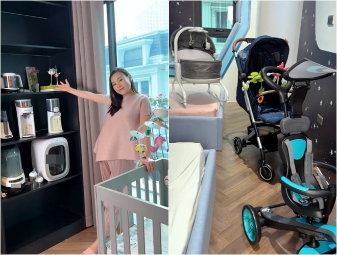 Phòng ngủ của các cặp sinh đôi nhà sao Việt: Phương Oanh, Hồ Ngọc Hà sắm ti tỉ đồ xịn cho con-2