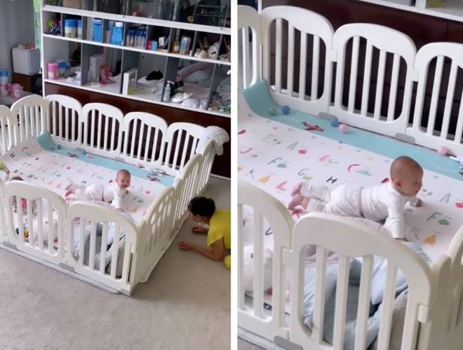 Phòng ngủ của các cặp sinh đôi nhà sao Việt: Phương Oanh, Hồ Ngọc Hà sắm ti tỉ đồ xịn cho con-4