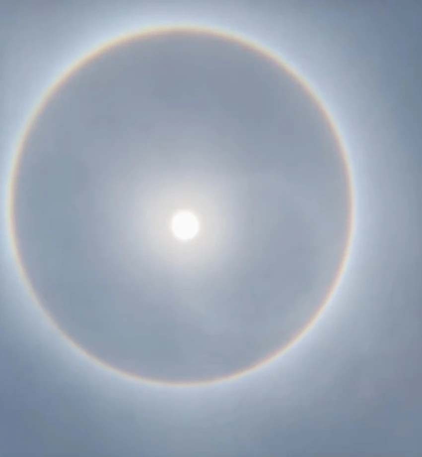 Xuất hiện hiện tượng quầng mặt trời: Liệu có bất thường?-2