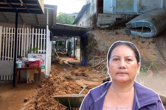 Người dân bàng hoàng kể lại khoảnh khắc lũ cát ập xuống đường Mũi Né: