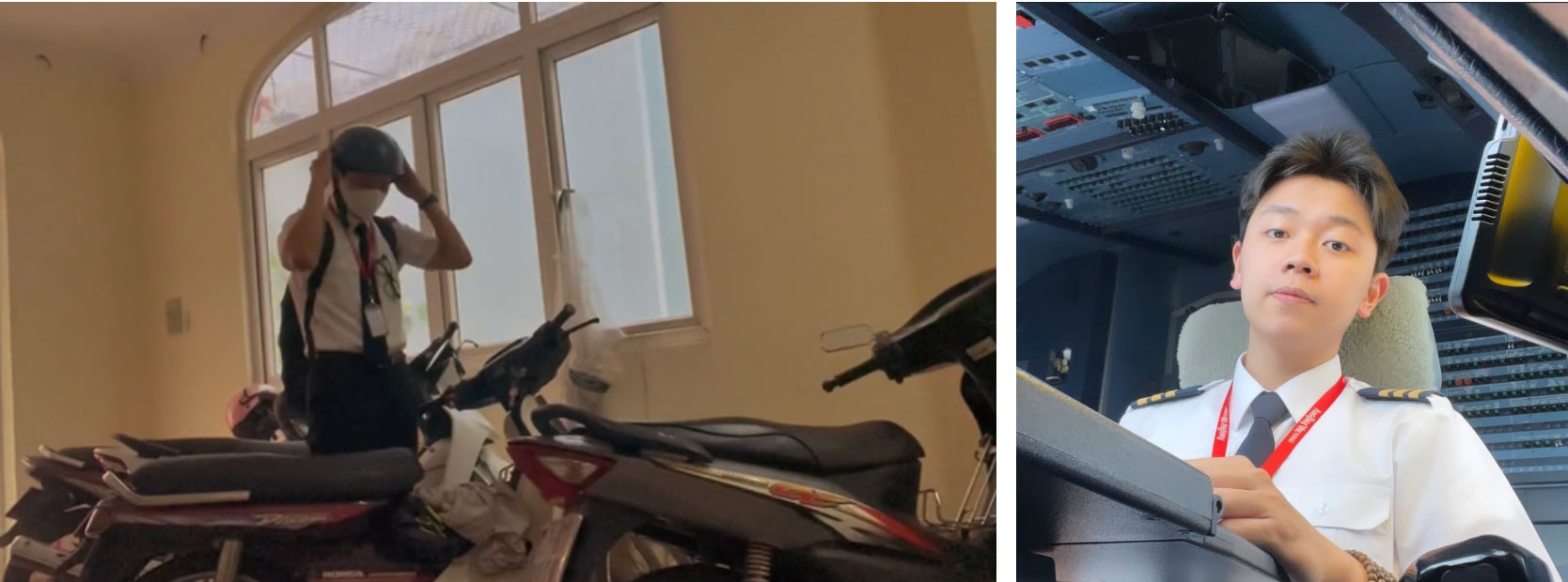 Danh tính em trai phi công Hà Nội hot nhất MXH: 2k1 đã là cơ phó Vietjet, visual cực phẩm, clip mấy giây mà làm các chị 30 cũng phải replay” cả ngày-3