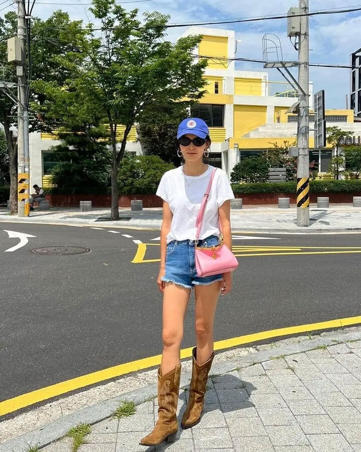 Các kiểu quần shorts đẹp và thanh lịch cho chị em U40-4