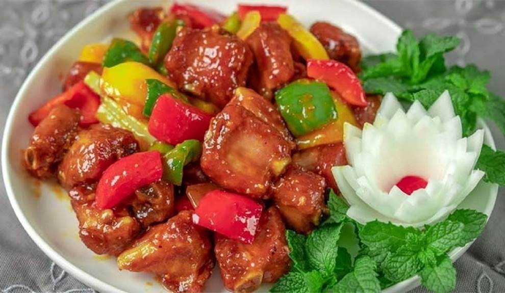 Công thức nấu sườn xào chua ngọt đậm đà đưa cơm, chồng con mê tít-1
