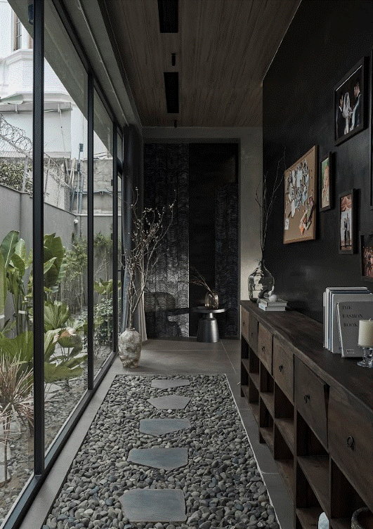 Vợ chồng 9x chi 30 tỷ đồng xây villa 550m2 tông trầm và lạnh đầy cá tính, thiết kế thế nào để vừa sáng vừa thoáng mát: KTS cũng áp lực-11